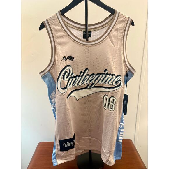 SZ L - NWT Civil Regime Basketball Jersey - Picture 1 of 2